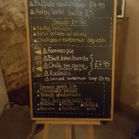 menu (example;) at The Kasbar in 