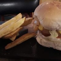 Chickpeas burger at The Kasbar in 