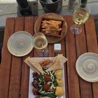 Delicious vegan 🌱 food. Strongly recommend. Amazing service - we sat outside and we had a board brought out for us to see the menu clearly and also cushions for comfort. at The Kasbar in 