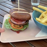 Burger   at Natureza in Prague