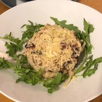 Mushroom risotto   at Natureza in Prague