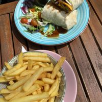 Vegan wrap   at Natureza in Prague