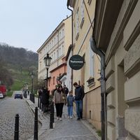 Outside at Natureza in Prague