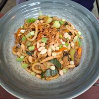 Udon with vegan duck at Natureza in Prague