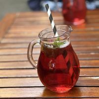 Raspberry soda  at Natureza in Prague