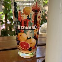 Grapefruit beer   at Natureza in Prague