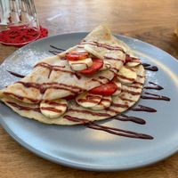 Vegan pancake  at Natureza in Prague