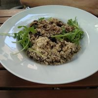 Mushroom Risotto at Natureza in Prague