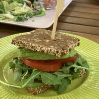 Avocado toast at Natureza in Prague