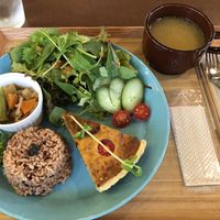 Quiche plate at Thallo in Kobe