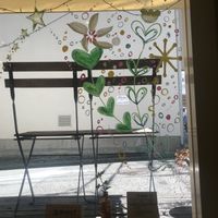 Window decoration at Thallo in Kobe