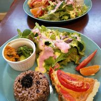 Tomato quiche set at Thallo in Kobe