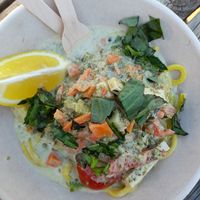 Thai coconut green curry at Bonorong Wildlife Sanctuary Kiosk and Shop in Brighton