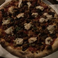 Awesome vegan pizza! — added vegan sausage and shrooms   at Pitfire Pizza in Costa Mesa