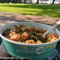 Quinoa and tofu - delish! at Poké Perfect - Prinsengracht in Amsterdam