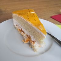 Vegane Sahnetorte at Safran - BioBistro in Radolfzell