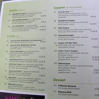Menu at Kittichai - Ehrenstr in Cologne