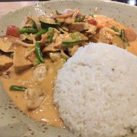 Coconut curry rice at Kittichai - Krebsgasse in Cologne
