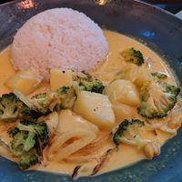 Massamann curry with rice at Kittichai in Wuppertal