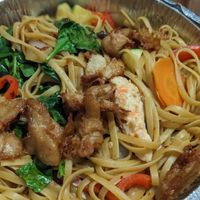 Kung Pao Spaghetti (take out) at Vegan Tree in Matawan