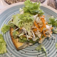 Avo toast  at Cafe Secret Alley in Kandy