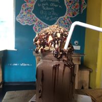 Choc biscuit shake :) at Cafe Secret Alley in Kandy