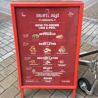menu  at Falafel Guys - Food Truck in Leeds