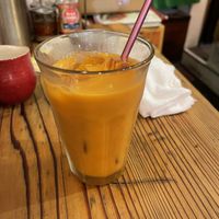 Vegan Thai ice tea at Tit-Chai  in Tokyo