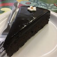 Vegan gluten-free chocolate cake  at Indah Cafe in Kuching