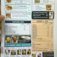 Drinks at Indah Cafe in Kuching