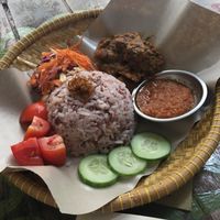 Redang Tempe at Indah Cafe in Kuching