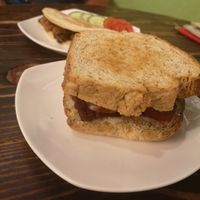 Great sandwich but too light at Indah Cafe in Kuching