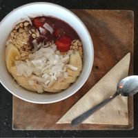 Açai bowl at Raw Energy in Brisbane