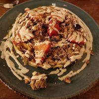 Tree Hugger waffle  at Surya Cafe in Fitchburg