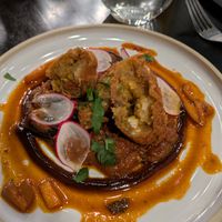 Breadfruit croquettes at Coconut Lagoon in Ottawa