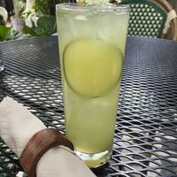 Coconut water with lime and mint mocktail at Mahalo in Panama City