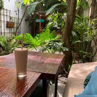 Coco divino smoothie at Mahalo in Panama City