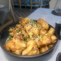 Cauliflower tempura   at Mahalo in Panama City