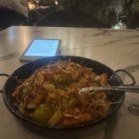 Jackfruit paella   at Mahalo in Panama City