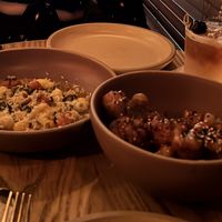 Vegan gnocchi and cauliflower   at Mahalo in Panama City