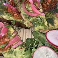 Avocado Tartine at Frontier Cafe in Yucca Valley