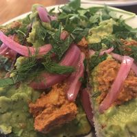 You can’t go wrong with the avocado tartine, it’s one of their best selling items at Frontier Cafe in Yucca Valley