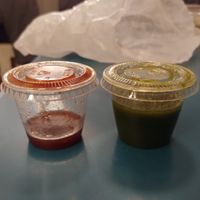 Sauces at Mithai Indian Cafe in Cary