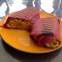 Asian burrito (vegan) at Beetroot Healthy Food and Veggie Island in Maynooth