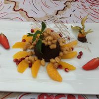 The vegan chocolate/nut cake of your dreams at Ringhotel Die Gams in Beilngries