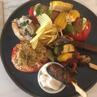 BBQ plate at Green Love in Marseille