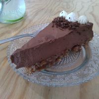 Gateau choco cru at Green Love in Marseille