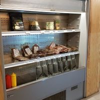 Fresh items display at Green Love in Marseille