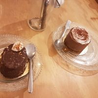 Cheesecake tiramisu style and rocher style at Green Love in Marseille