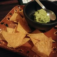 Guacamole chips at Mexican Kitchen Bar MU in Osaka